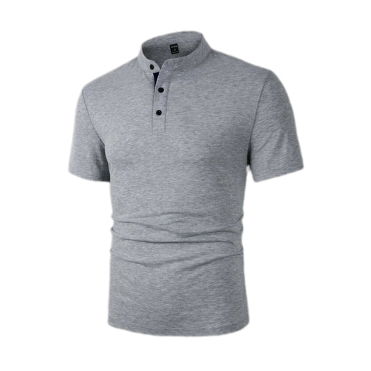 MST Zaphira polo shirt light Grey - Mystyletoday